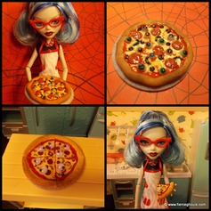 Ghoulia's Eyeball Pizza Tutorial ~ Fierce Ghouls