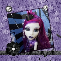 Monster High Printable Scrapbook ~Ghouls Night Out Spectra