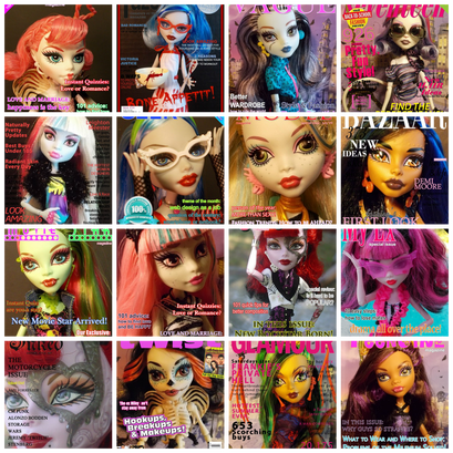 Monster High Printable Magazine Covers