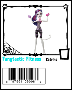 Monster High Fangtastic Fitness Catrine