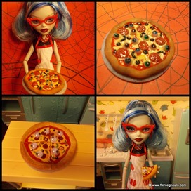 Ghoulia's Eyeball & Leech Pizza Tutorial